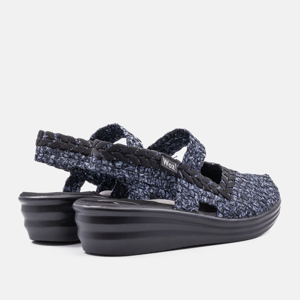 Savona Dark Multi Gray Wedge Woz Women Footwear Shoes