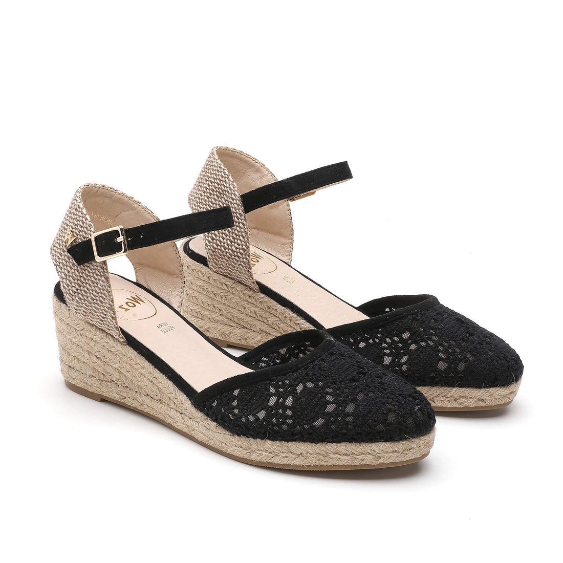 Kelly Black Espadrille