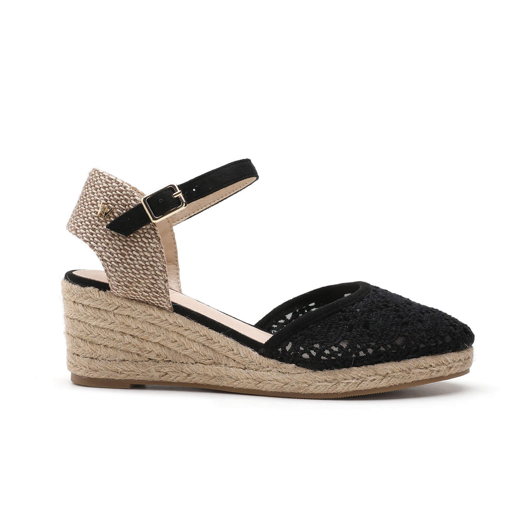 Kelly Black Espadrille