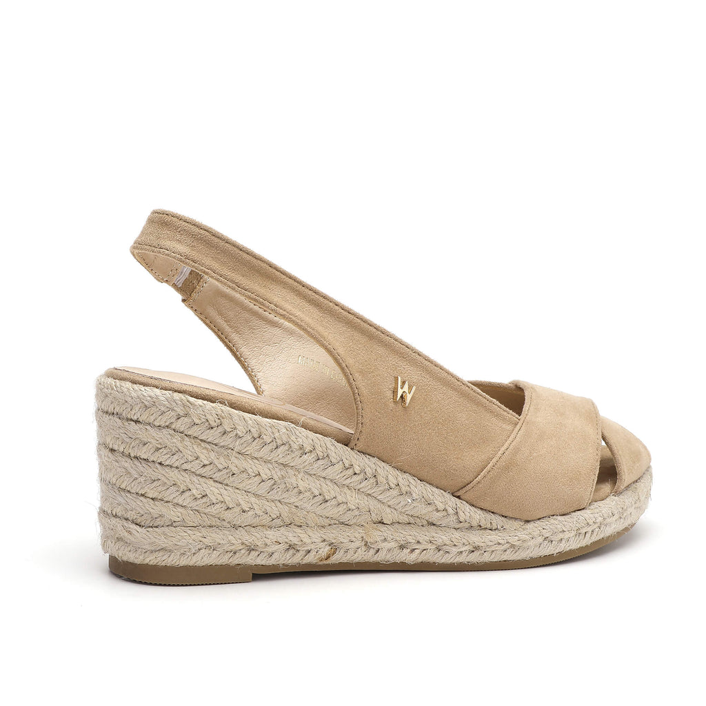Zoey wedge sales sneaker taupe