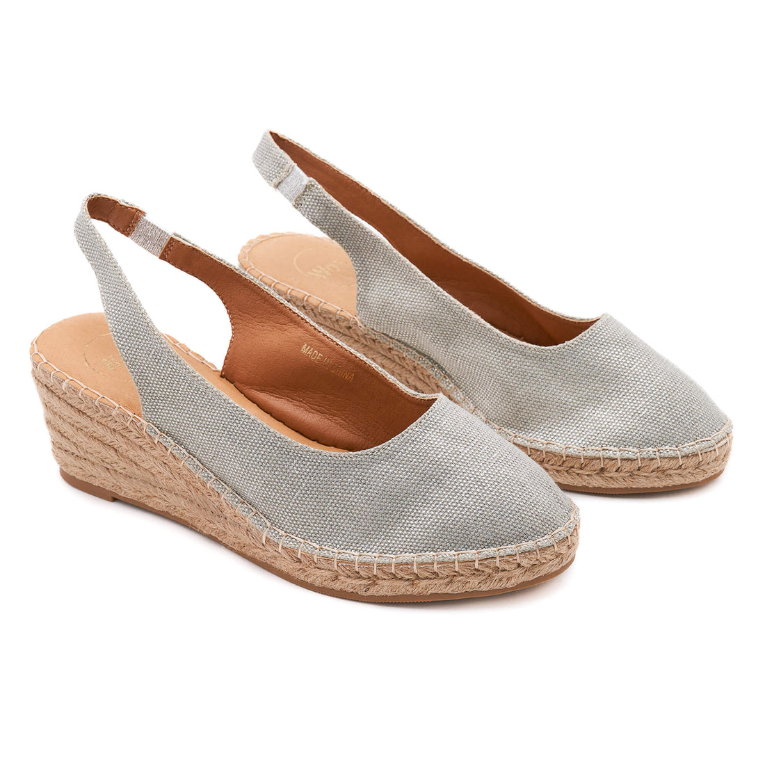 Imelda Light Gold & Beige Espadrille