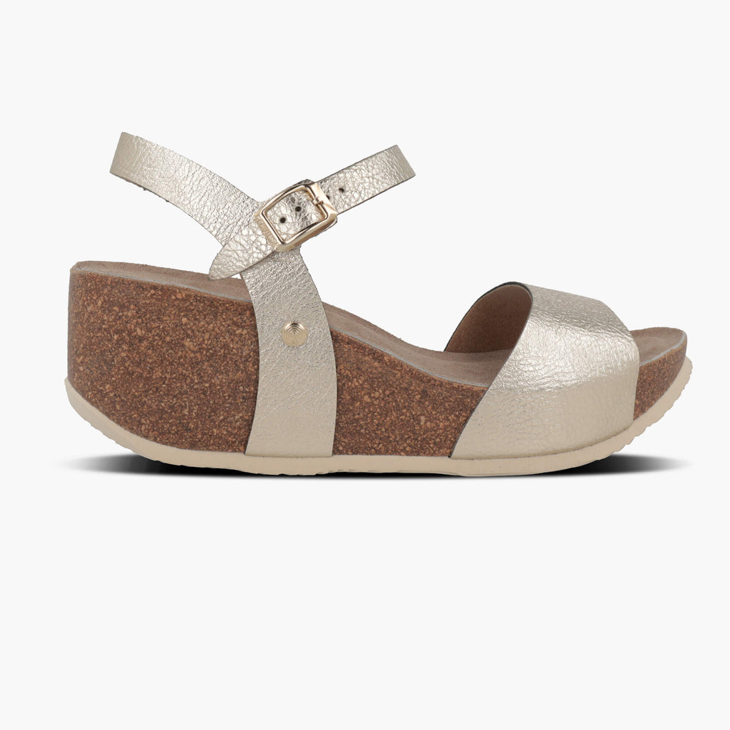 Riveira Gold Sandals