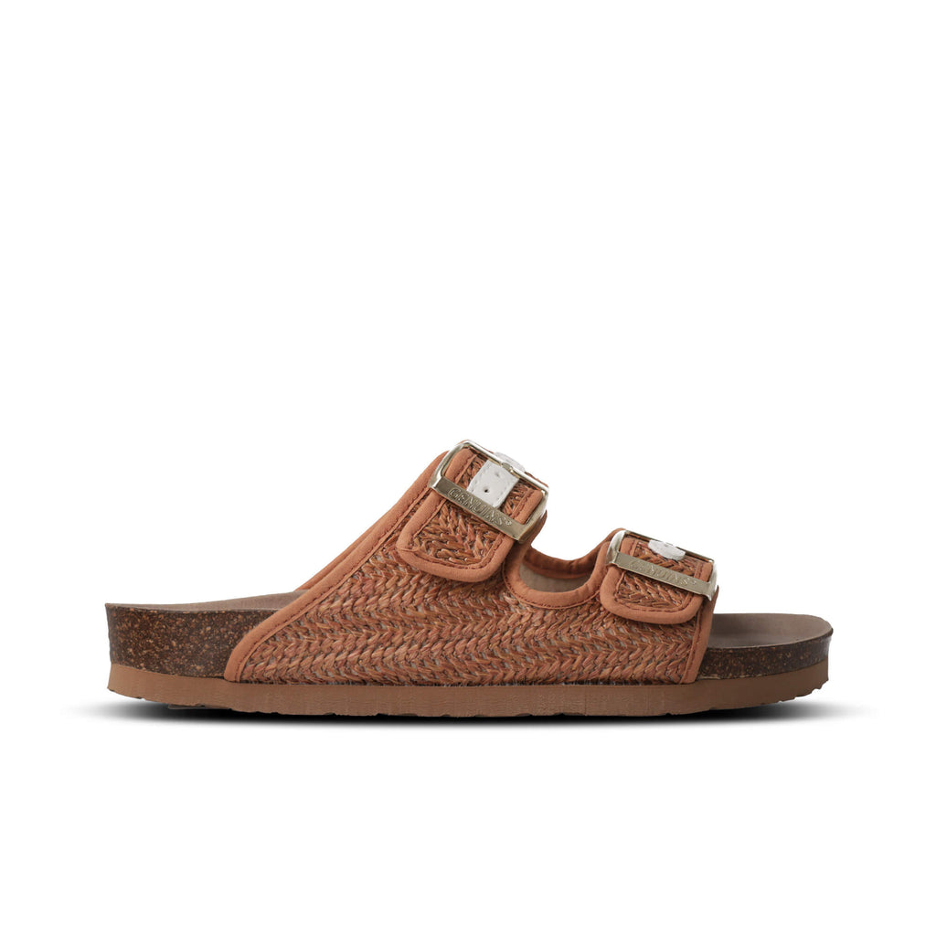 Hawaii Brown Raffia Sandal
