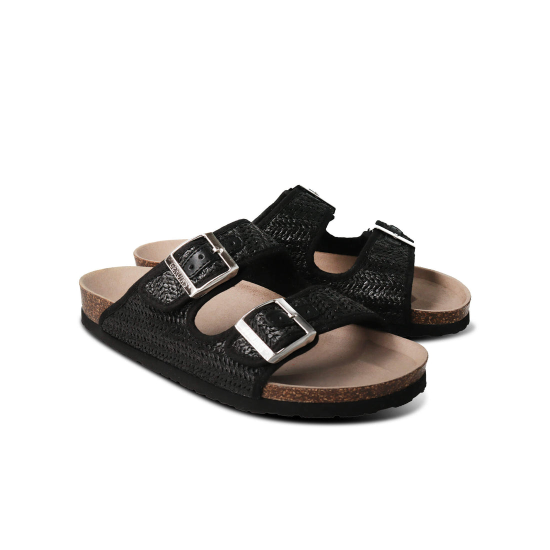 Hawaii Black Raffia Sandal