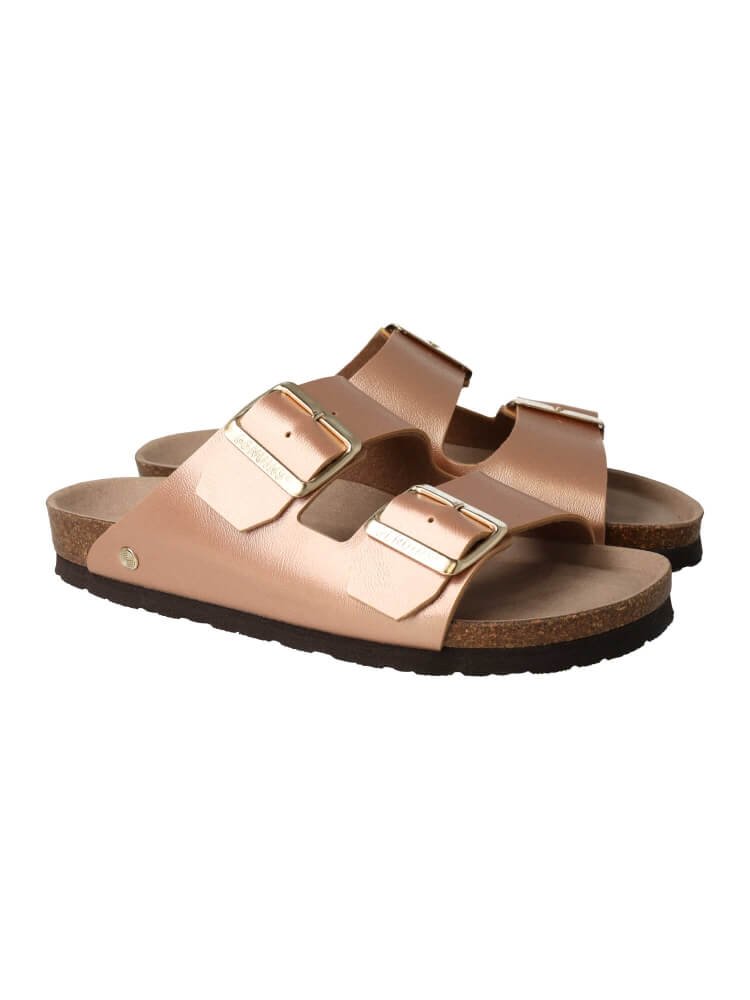 Honolulu Shiny Salmon Sandals