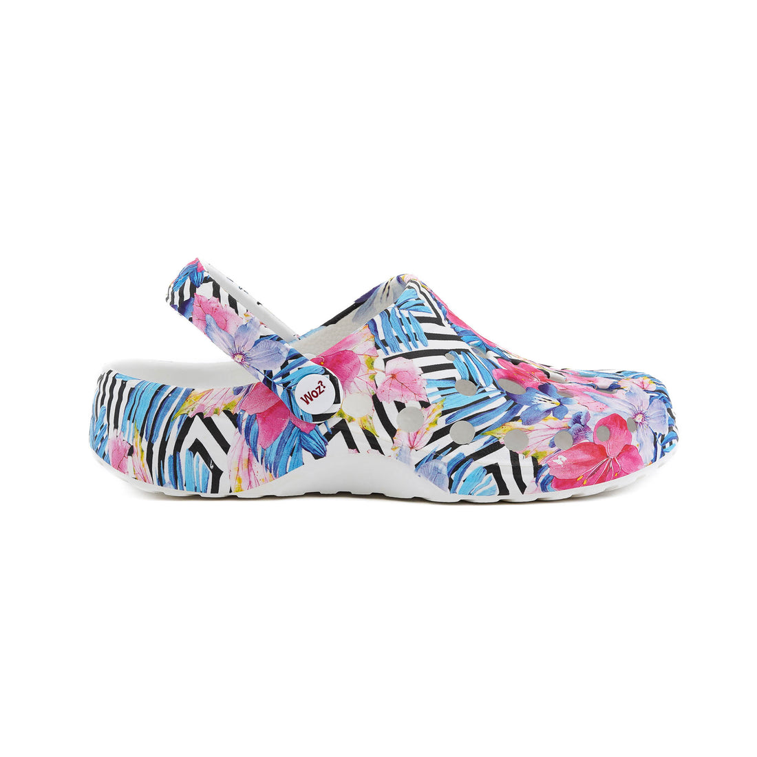 Flower Print Clogs