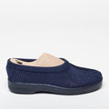Almada Navy Slip Ons | Women Size 36 to 41 | MyJooti.com
