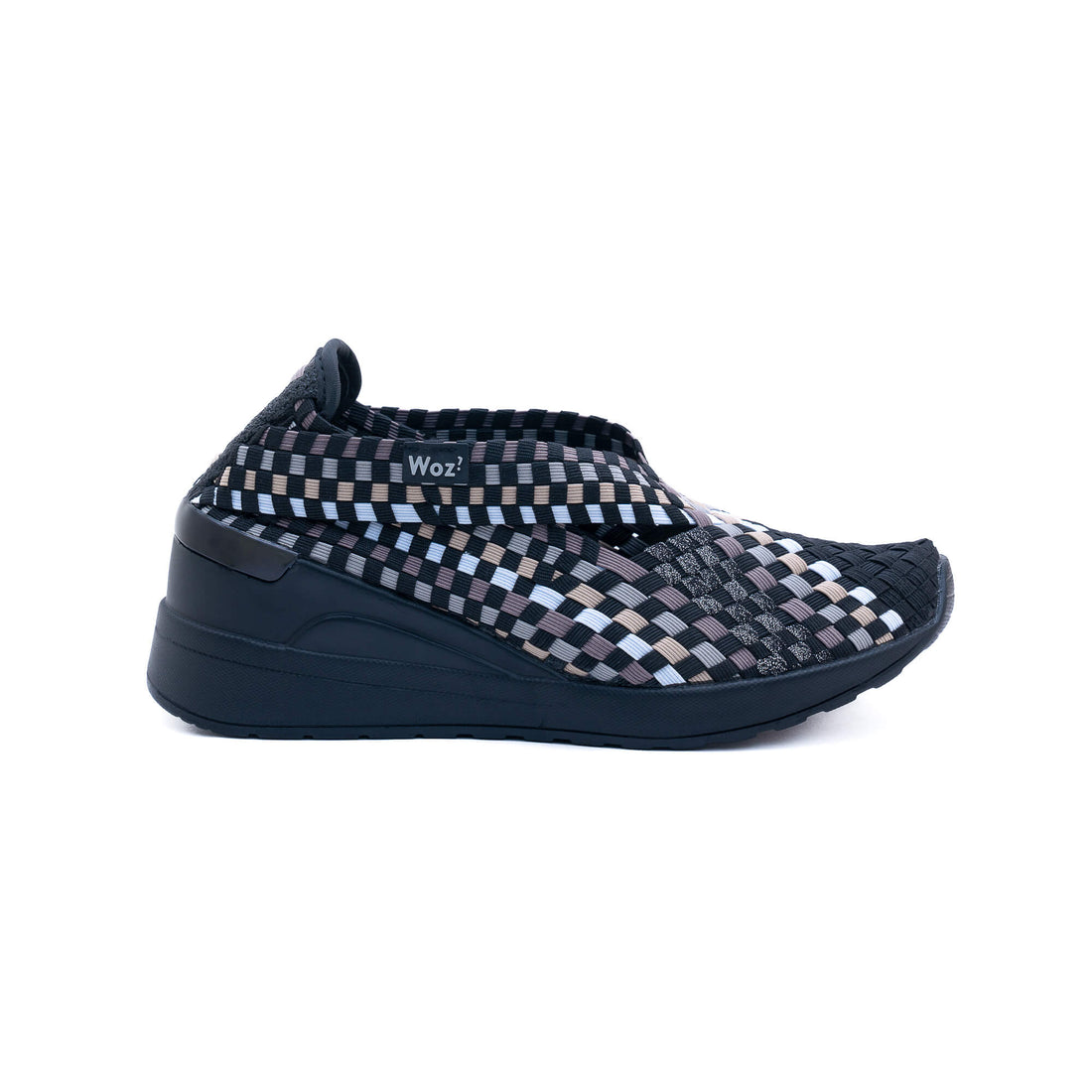 Tolone Black & Beige Sneakers