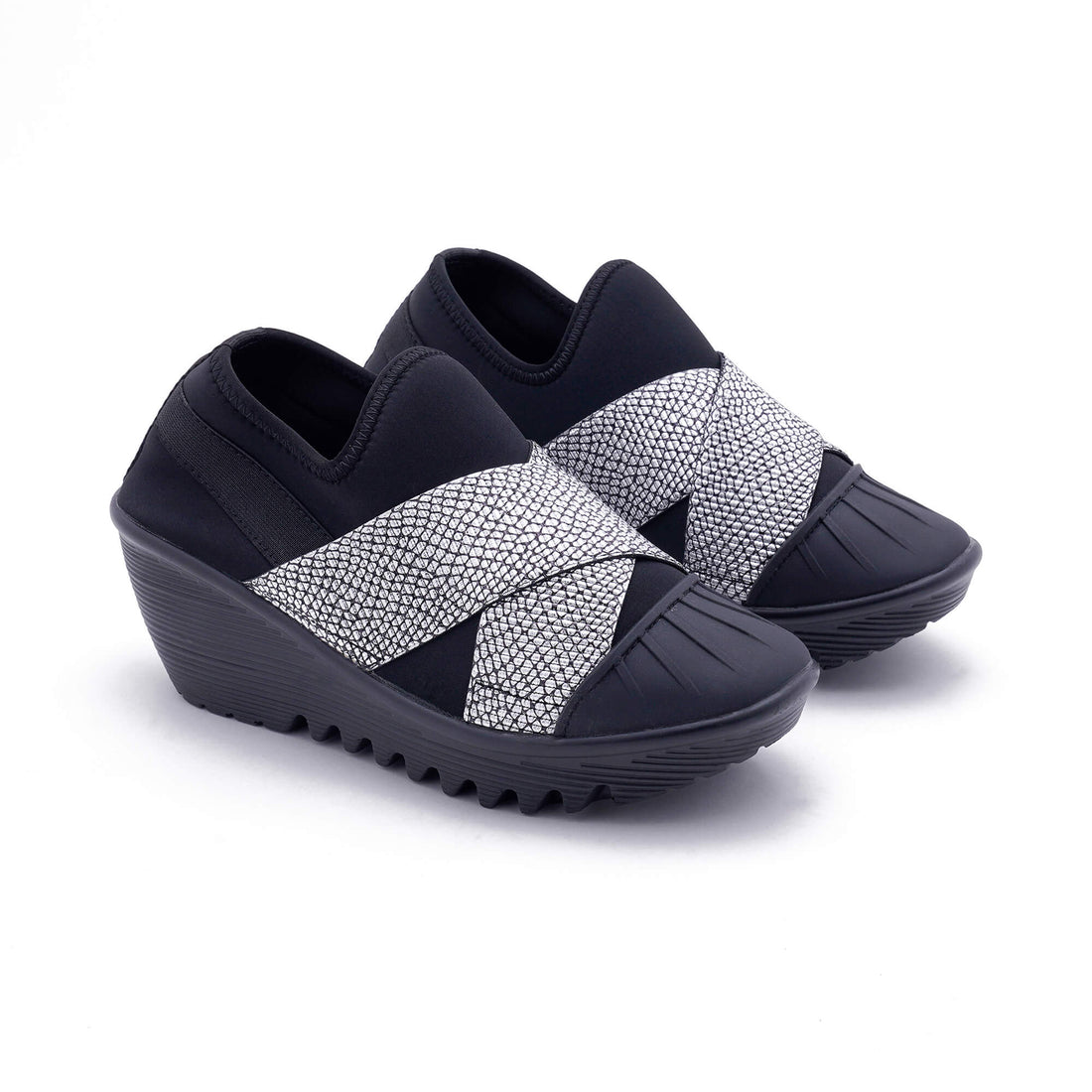 Geneva Black Silver Elastico