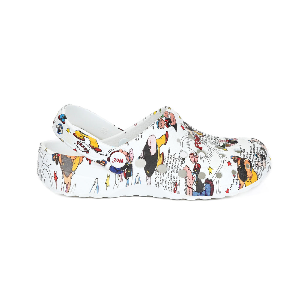 Popeye vs Brutus Print Clogs