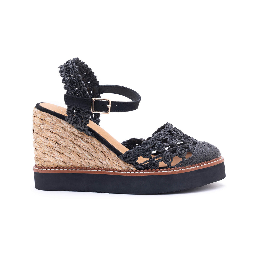 Aria Black Espadrille