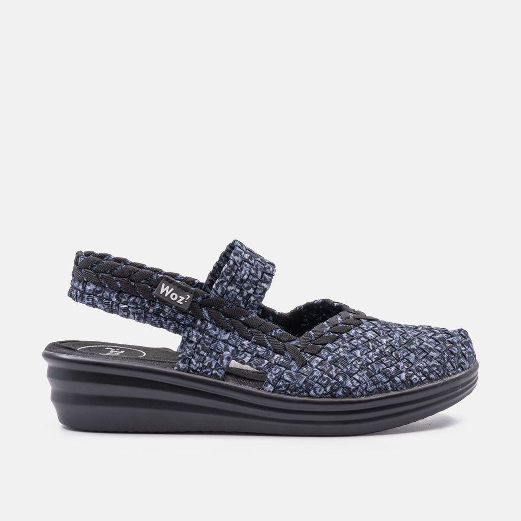 Savona Dark Multi Gray Wedge | Women Size 36 to 41 | MyJooti.com