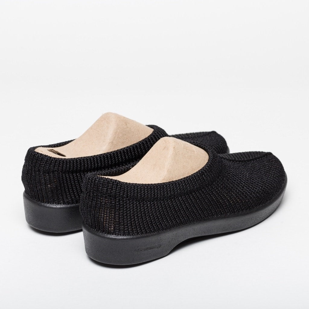 Amadora Black Slip Ons | Women Size 36 to 41 | MyJooti.com