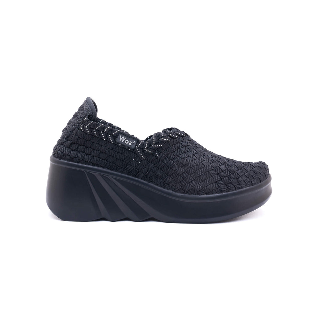 Arezzo Black Wedge