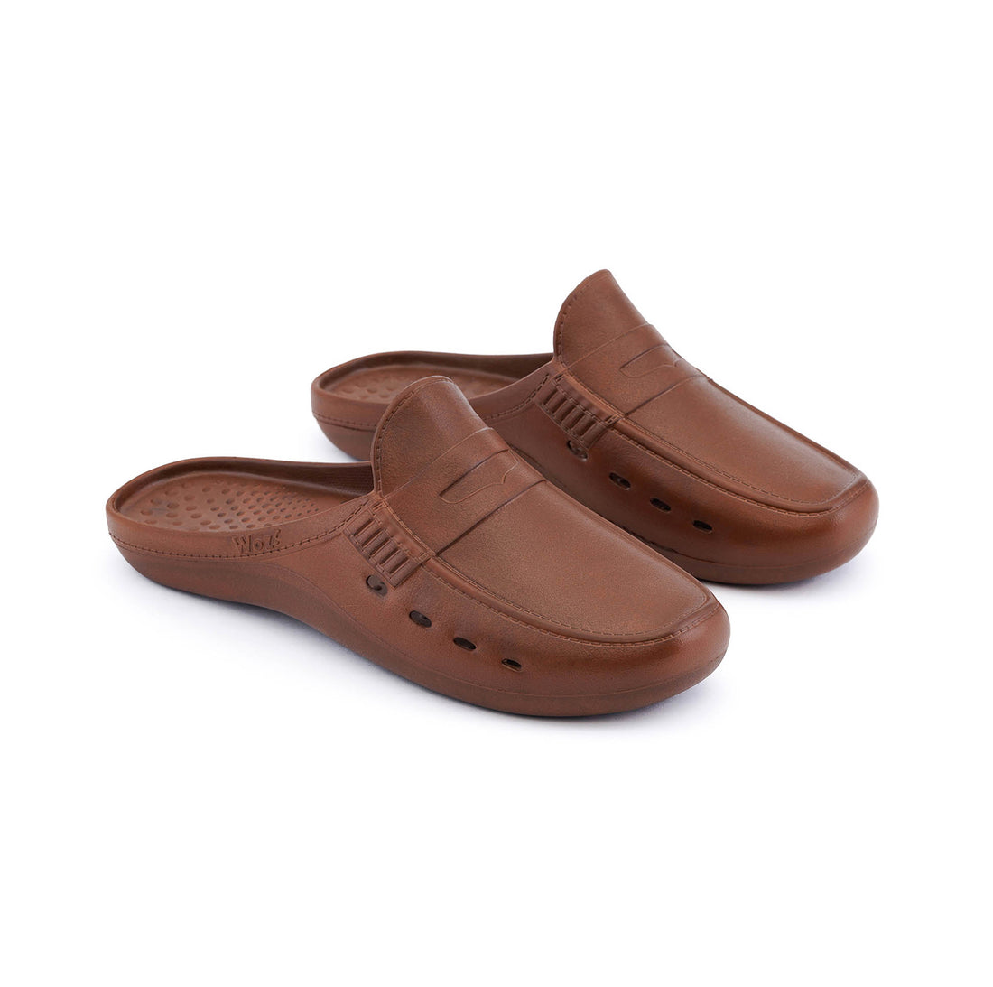 Dandy Brown Slip Ons