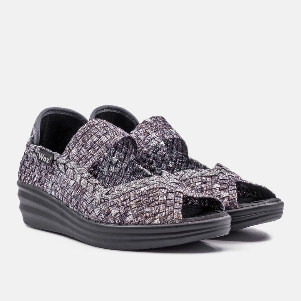 Monza Multi Silver Wedge | Women Size 36 to 41 | MyJooti.com