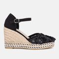 Stella Black Espadrille | Women Size 35 to 41 | MyJooti.com