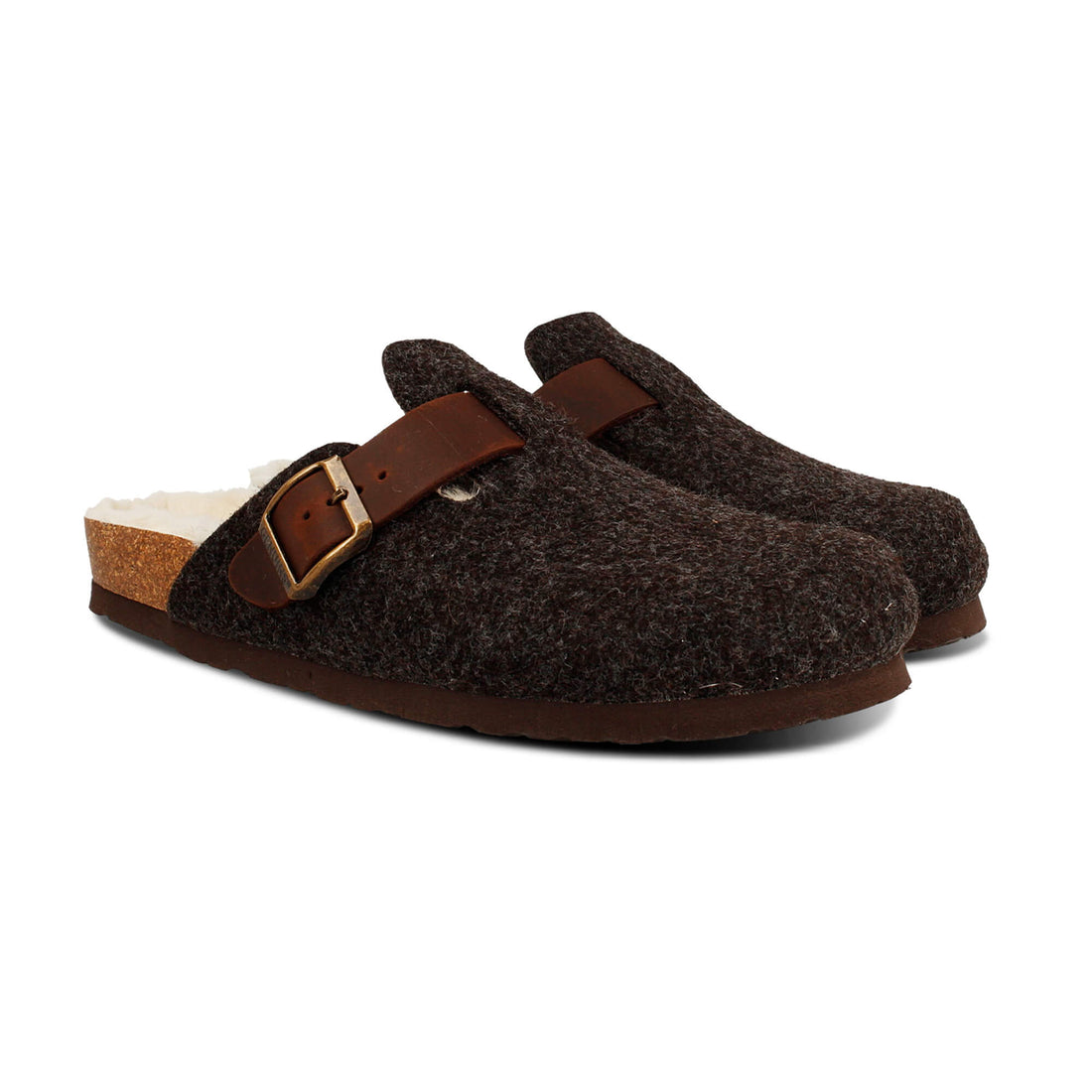 Riva Brown Clogs 