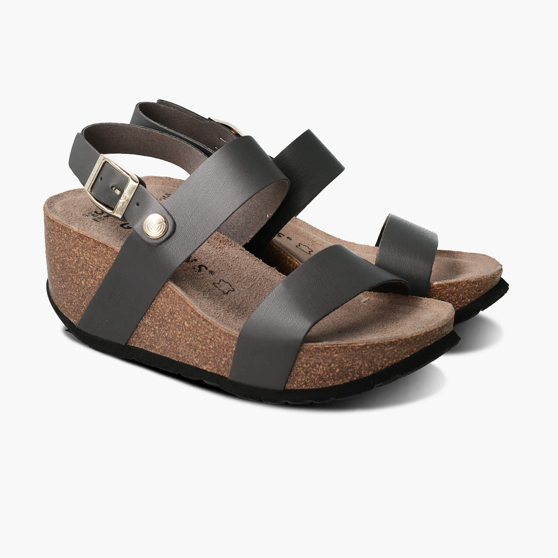 Capri Anthracite Sandals