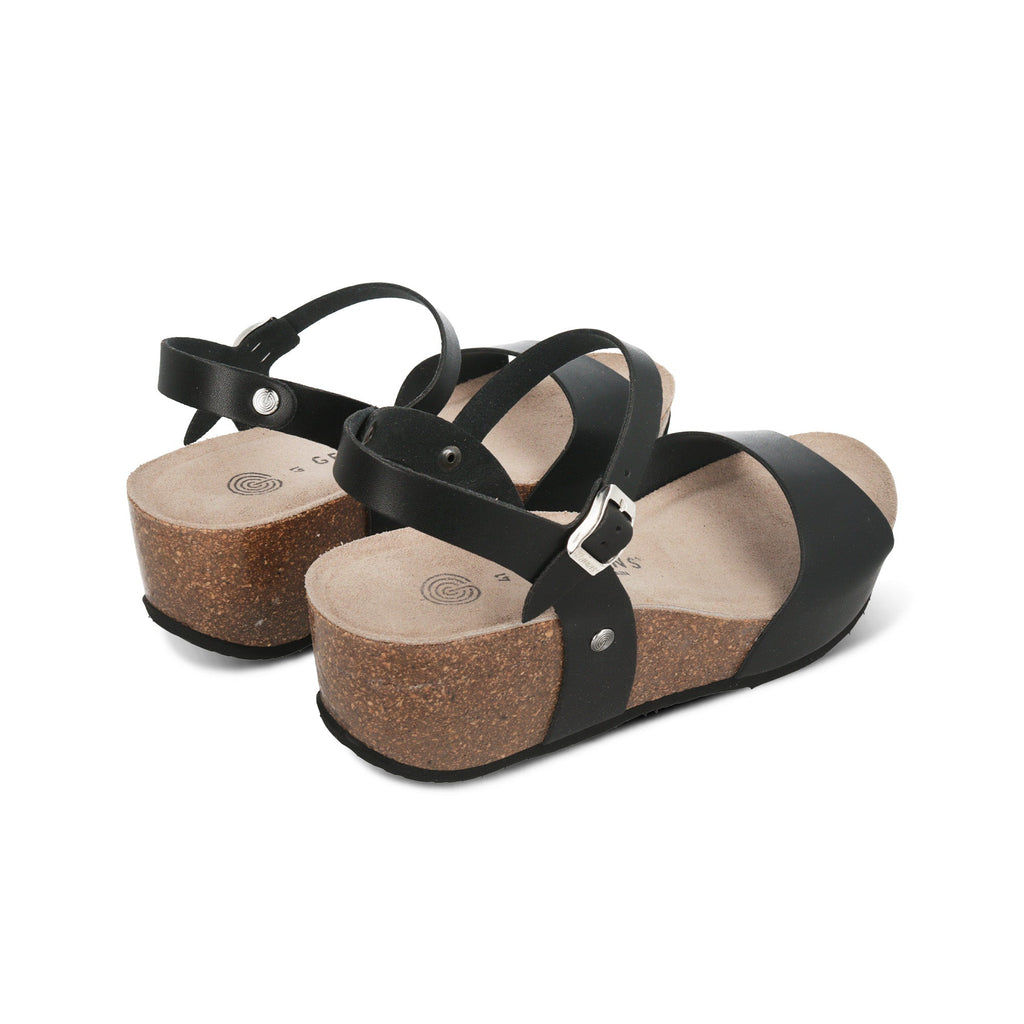 Riviera Black Sandal MyJooti